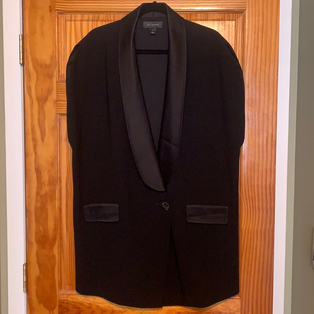 St. John Tuxedo Blazer Dress